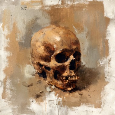 skull art